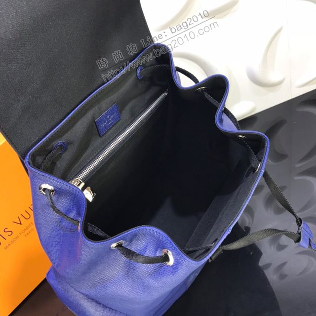 LV包 lv男包 Tagarama系列 Outdoor雙肩包 LV老花配皮男士後背包  ydh3520